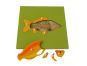 Montessori Puzzle vkládací S kostrou ryby 8 dílků 2