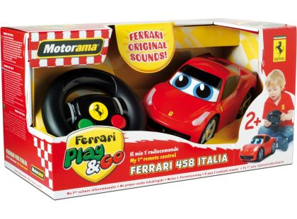 Motorama RC Auto Ferrari 458 - Červená - Poškozený obal