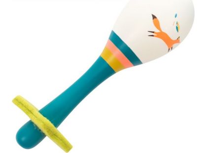 Moulin Roty Hudební palička zelená