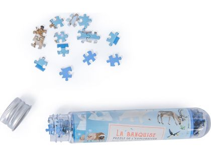 Moulin Roty Mini puzzle Lední zvířata