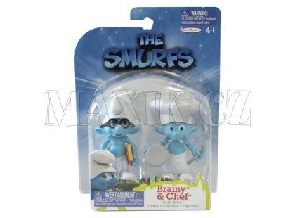 Šmoulové 2 figurky - Koumák a Kuchař