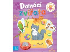 Mrňous si hraje a nalepuje. Domácí zvířata