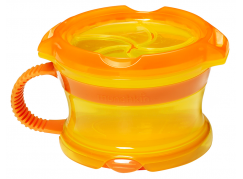 Munchkin Svačinkový hrneček Click Lock - Žluto-oranžová