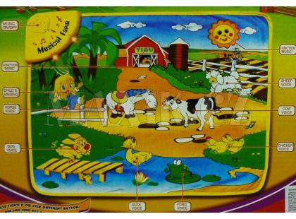 Muzikální koberec farma