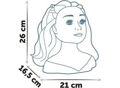 Smoby My Beauty Česací hlava Blond