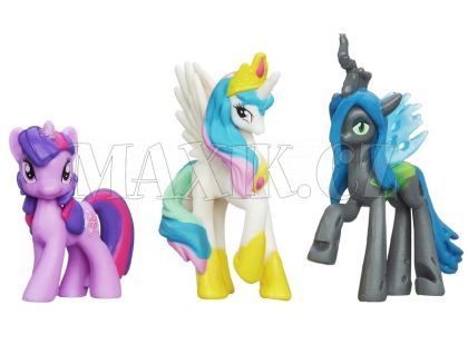 My Little Pony 3 poníci v kolekci - Chrysalis, Twilight Sparkle, Celestia