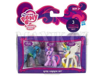 My Little Pony 3 poníci v kolekci - Chrysalis, Twilight Sparkle, Celestia