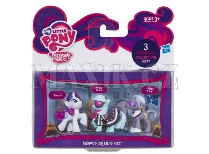 My Little Pony 3 poníci v kolekci - Rarity, Photo Finish, Hoity Toity