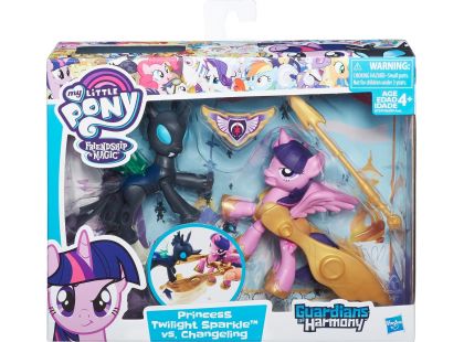 My Little Pony Guardians of harmony 2 poníci Princess Twilight Sparkle vs Changeling