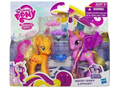 My Little Pony Princezna s kamarádkou a doplňky - Luna a Rarity