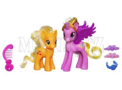 My Little Pony Princezna s kamarádkou a doplňky - Luna a Rarity