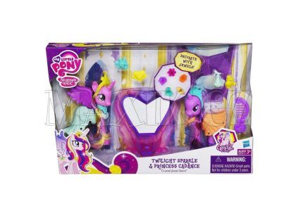My Little Pony sada s křišťálovými doplňky - Pinkie Pie a Fluttershy