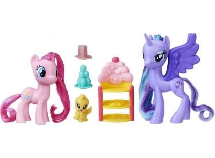 My Little Pony Set 2 poníků s doplňky Pinkie Pie a Princess Luna