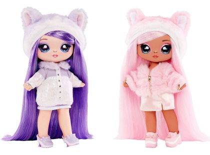 Na! Na! Na! Surprise Batoh s pokojíčkem 3 v 1, série 3 - růžová kočička - Poškozený obal