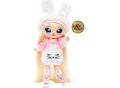 Na! Na! Na! Surprise Batoh s překvapením 3 v 1 Růžový králíček s panenkou z limitované edice - Poškozený obal