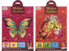 Nalepování samolepek podle čísel A4