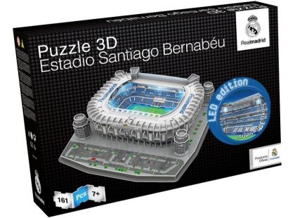 Nanostad 3D puzzle s LED Real Madrid Santiago Bernabeu