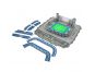 Nanostad 3D puzzle s LED Real Madrid Santiago Bernabeu 4