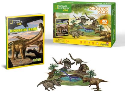 National Geographic Kids 3D Puzzle Dino park 43 dílků