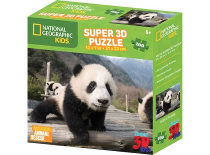 National Geographic Kids 3D Puzzle Panda 100 dílků