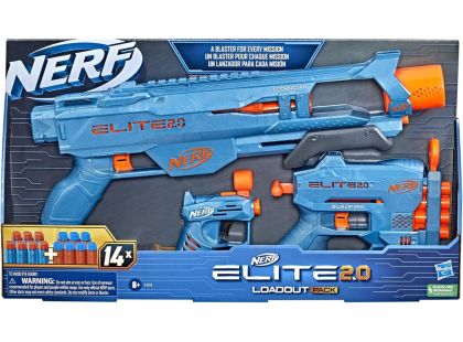 Nerf Elite 2.0 Loadout Pack – sada 3 blástrů + šipky