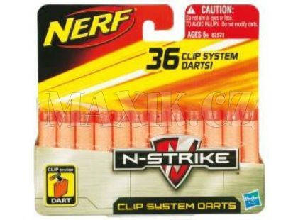 NERF N-STRIKE Clip System náhradní šipky 36 ks