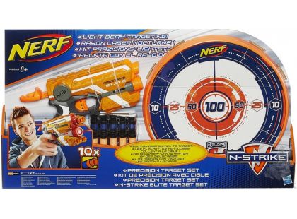 Nerf N-Strike Elite Pistole se světelným zaměřováním a terčem