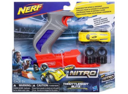 Nerf Nitro Throttleshot Blizt Žluté auto