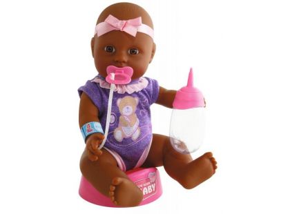 New Born Baby Panenka černoška 30 cm - Poškozený obal