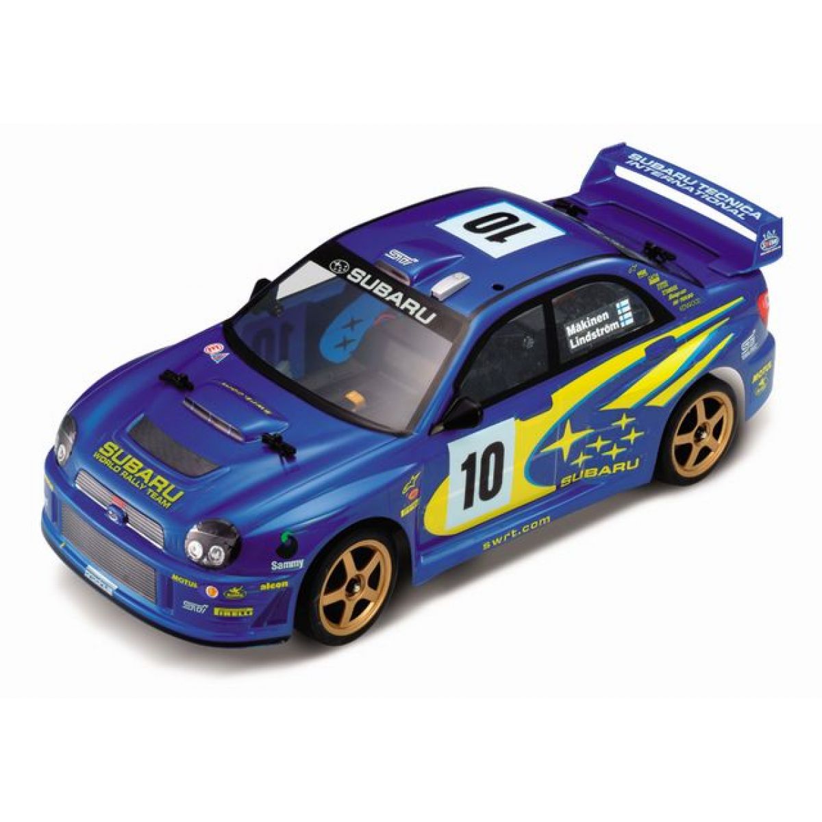 Voiture RC Nikko Subaru Impreza 1/10 - Électrique - Pour Pièces Ou Réparation