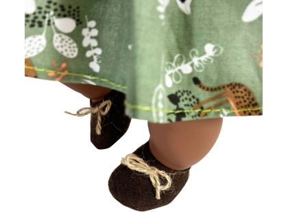 Nines Černoška s miminkem s vlasy 45 cm 32330