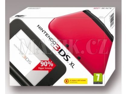 Nintendo 3DS XL Black & Red