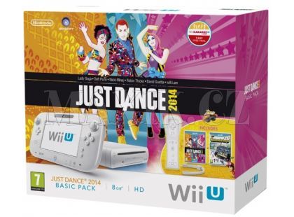 Nintendo Wii U White Basic Pack 8GB + Nintendo Land + Just Dance 2014