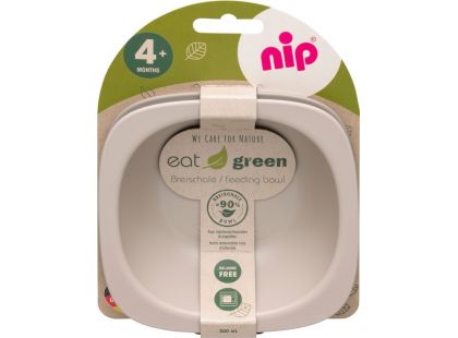 NIP green line miska, 2 ks, grey - brown