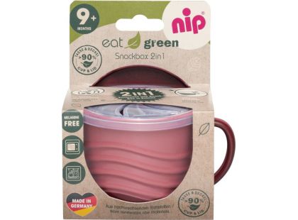 NIP green line snackbox 2 v 1, 1 ks, red