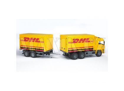 Nákladní auto MAN - kontejner+vlek DHL Bruder 02784