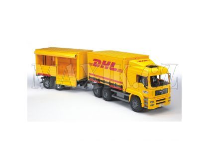 Nákladní auto MAN - kontejner+vlek DHL Bruder 02784