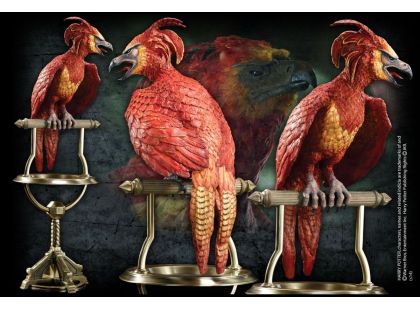 Noble Collection Harry Potter Figurka Fénix na bidýlku 36 cm