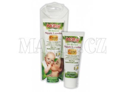 Nuby All Natural Krém na bradavky lanolin 60g