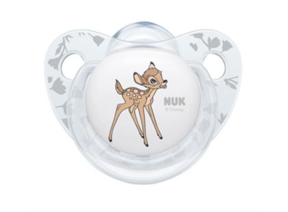NUK Dudlík Disney Classic SI, V2 6-18m Bambi bílý