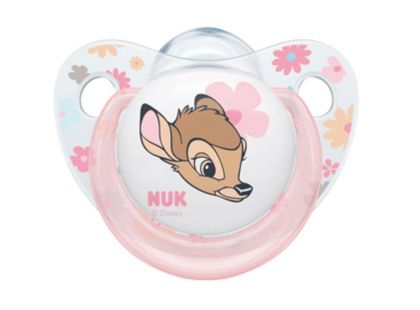 NUK Dudlík Disney Classic SI, V2 6-18m Bambi růžový