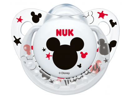 Nuk Dudlík Trendline Disney Mickey 0-6m - Bílý