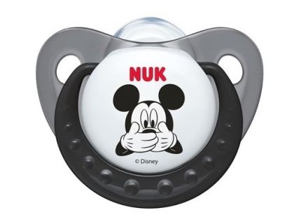 Nuk Dudlík Trendline Disney Mickey 0-6m - Šedý