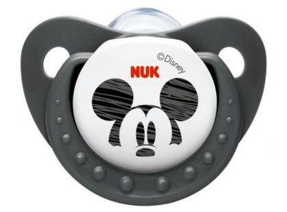 Nuk Dudlík Trendline Disney Mickey 0-6m - Šedý Nuk Dudlík Trendline Disney Mickey 0-6m - Šedý