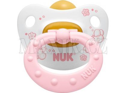 Nuk Dudlík Classic latex růžový 6-18m