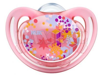 Nuk Dudlík Freestyle 0-6m - Světle růžový