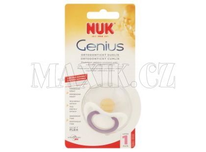 Nuk Dudlík Genius 6-18m - Modrý