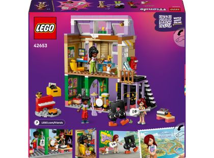 LEGO® Friends 42653 Obchod s hudebninami a byt