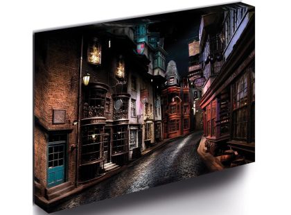 Pyramid International Harry Potter Obraz LED svítící Příčná ulice 30x40 cm
