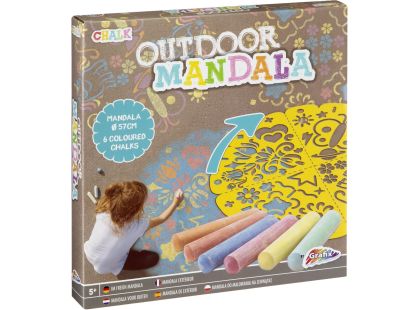 Obrázek Mandala s křídami venkovní